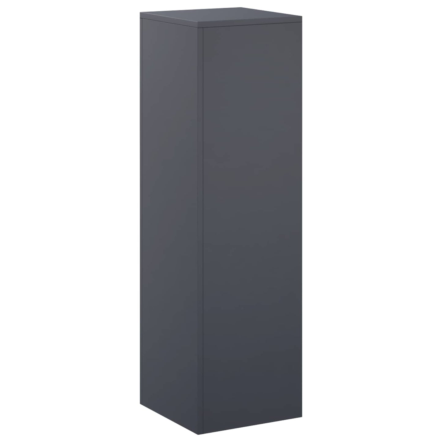 vidaXL Plant Stand Anthracite 30 x 30 x 100 cm Stainless Steel
