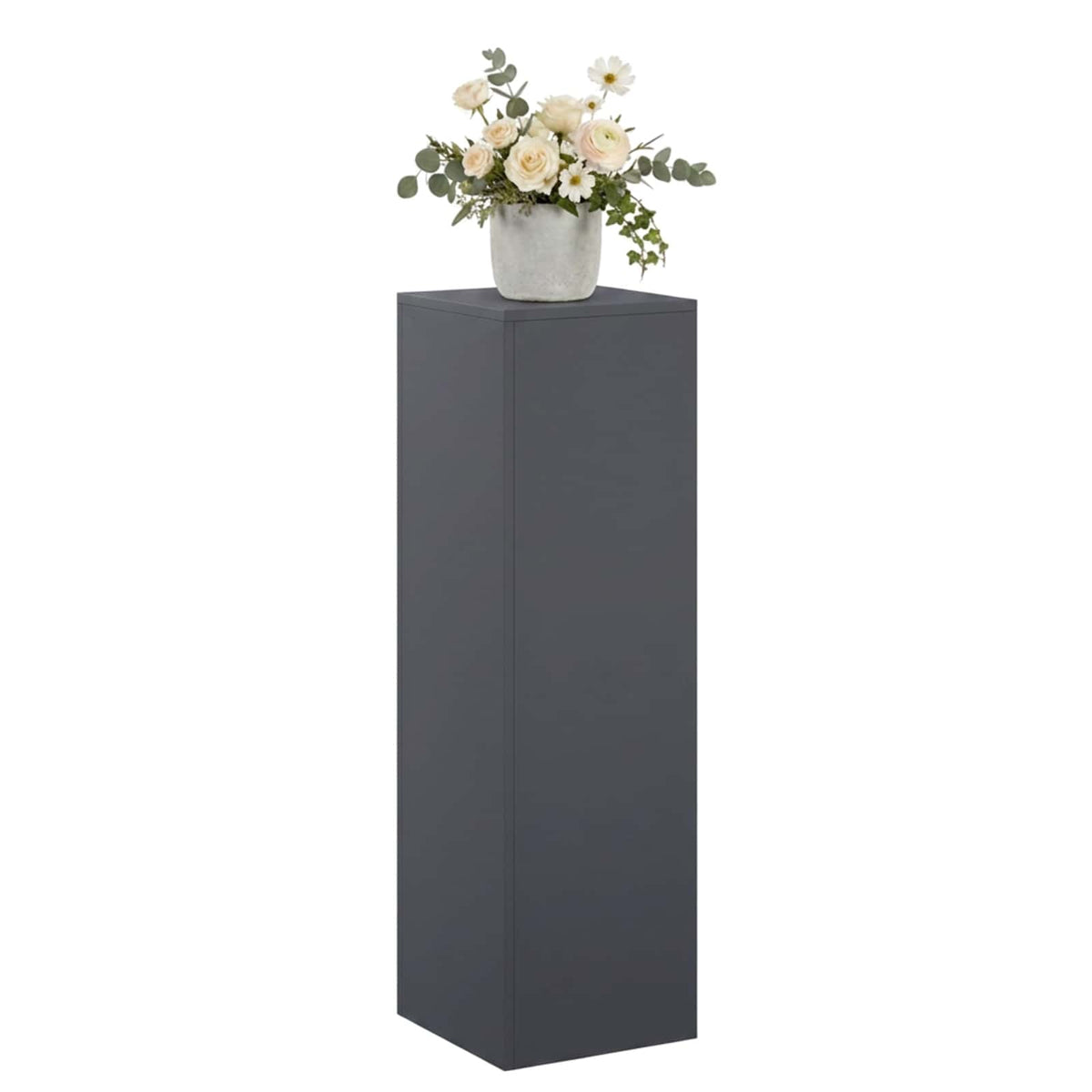vidaXL Plant Stand Anthracite 30 x 30 x 100 cm Stainless Steel