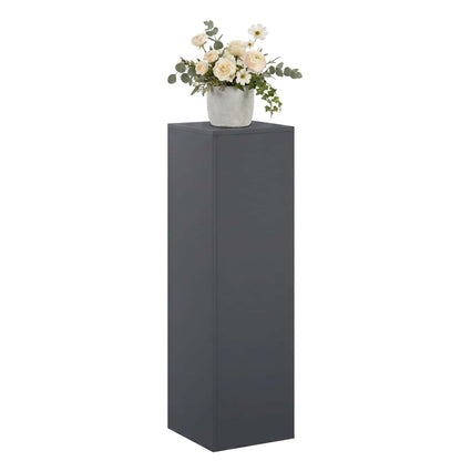 vidaXL Plant Stand Anthracite 30 x 30 x 100 cm Stainless Steel