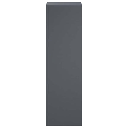 vidaXL Plant Stand 2 pcs Anthracite 30 x 30 x 100 cm Galvanised Steel
