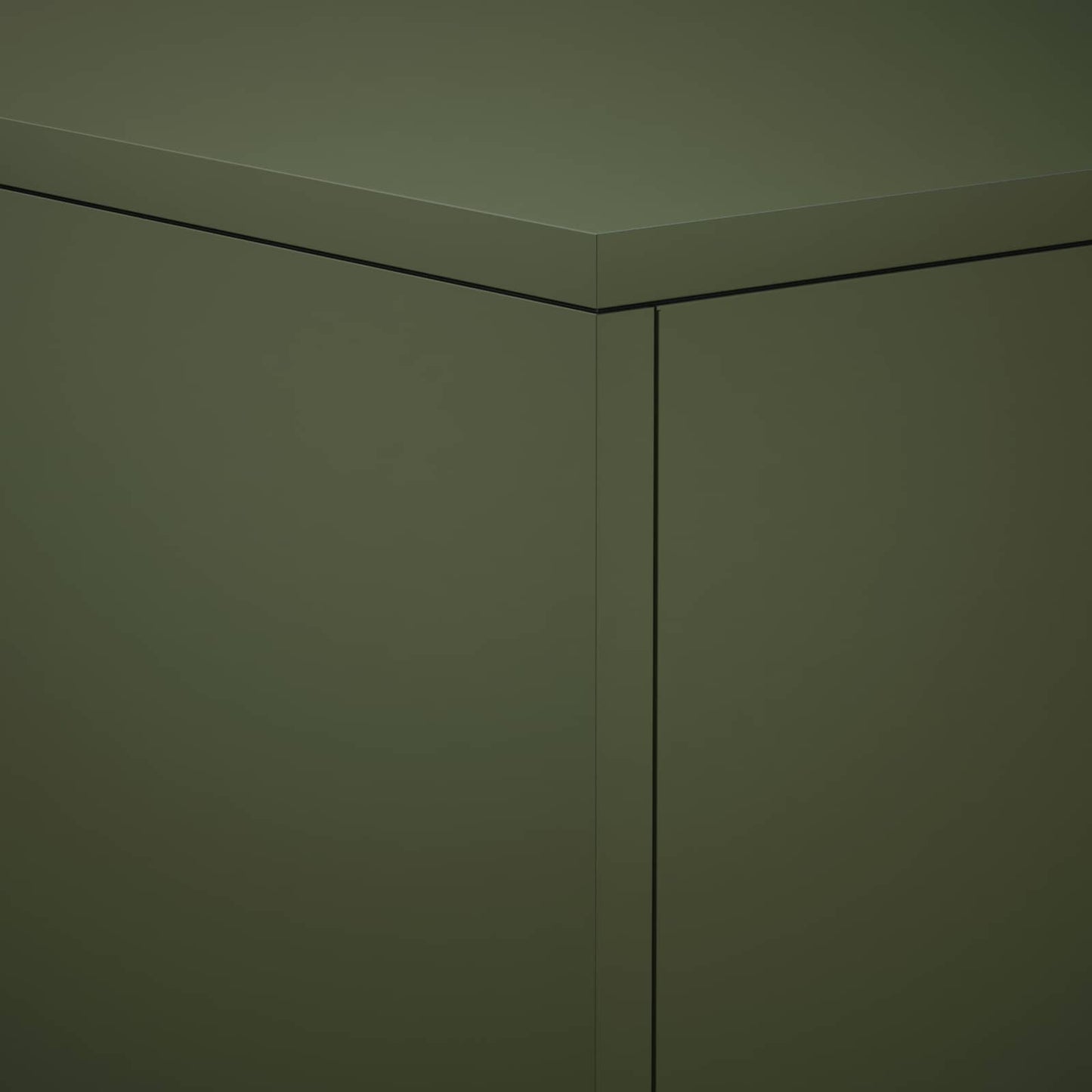 vidaXL Plant Stand 2 pcs Olive Green 30 x 30 x 100 cm Steel