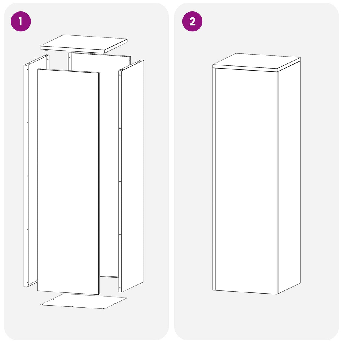 vidaXL Plant Stand Silver 30 x 30 x 100 cm Steel