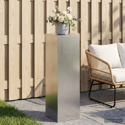 vidaXL Plant Stand Silver 30 x 30 x 100 cm Steel