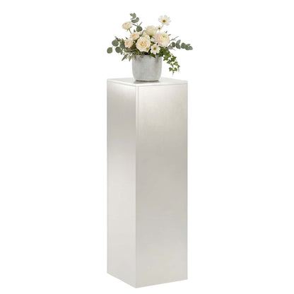 vidaXL Plant Stand Silver 30 x 30 x 100 cm Steel