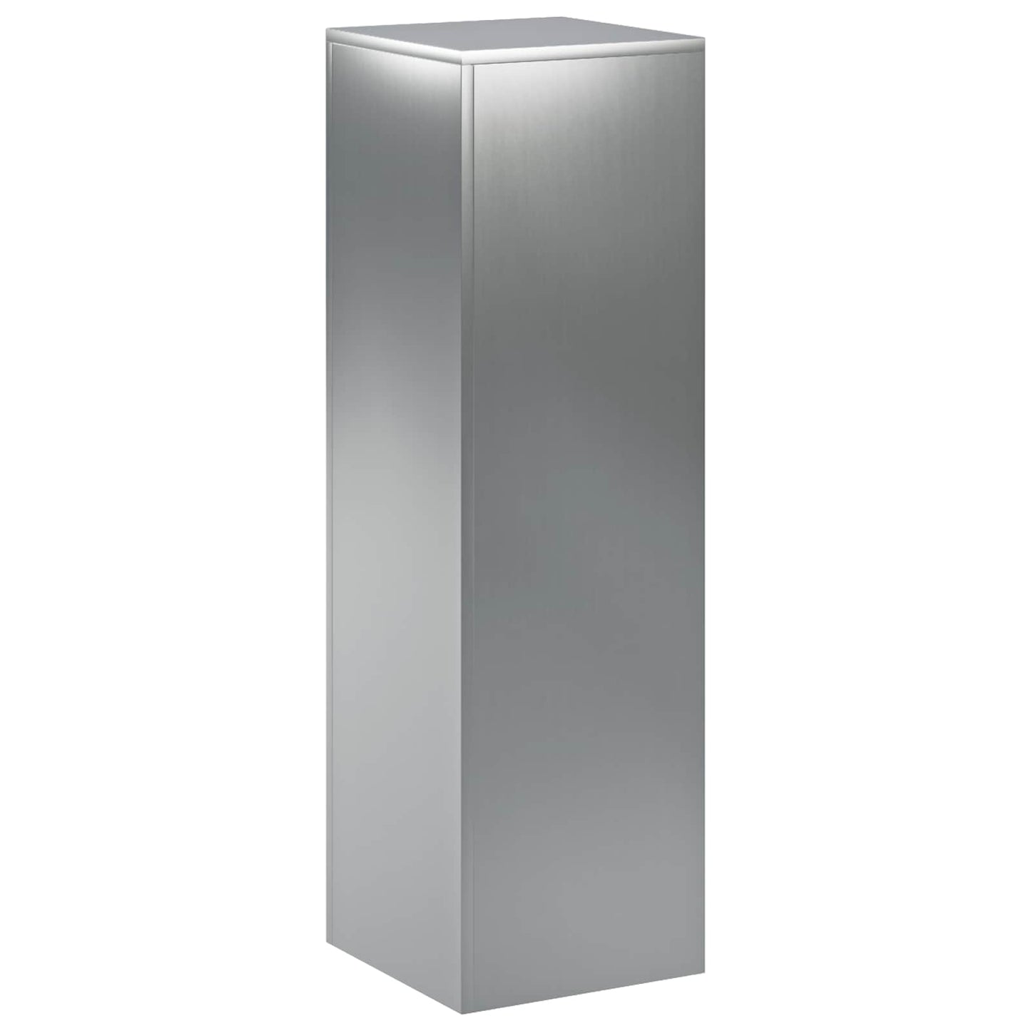 vidaXL Plant Stand Silver 30 x 30 x 100 cm Steel