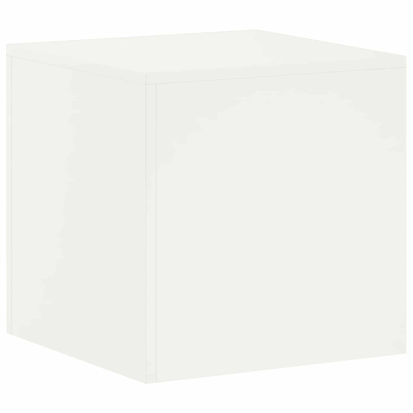 vidaXL Plant Stand White 40 x 40 x 40 cm Steel