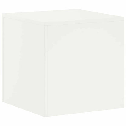 vidaXL Plant Stand White 40 x 40 x 40 cm Steel