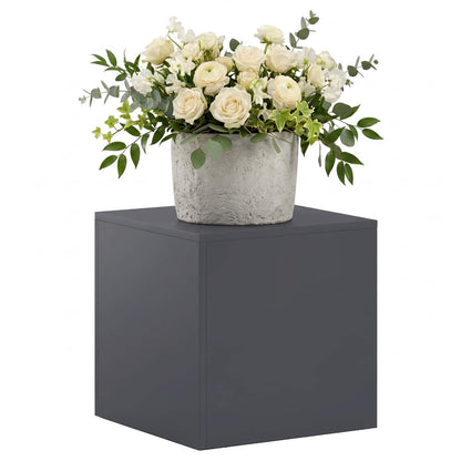 vidaXL Plant Stand Anthracite 40 x 40 x 40 cm Stainless Steel