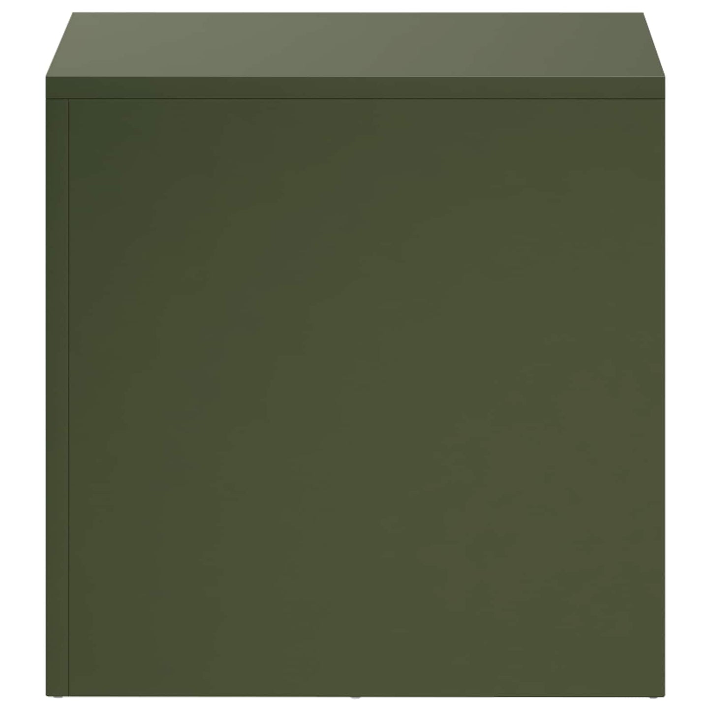 vidaXL Plant Stand Olive Green 40 x 40 x 40 cm Weathering Steel
