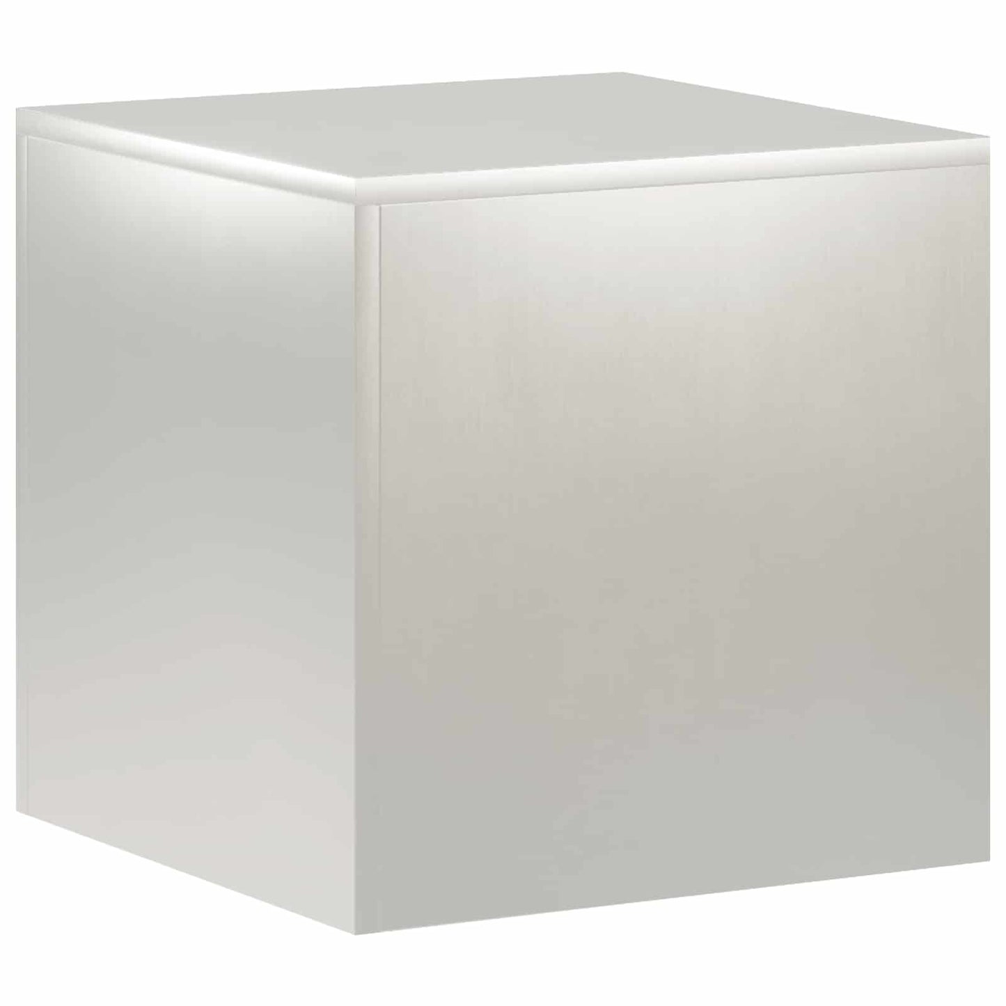 vidaXL Plant Stand Silver 40 x 40 x 40 cm Steel