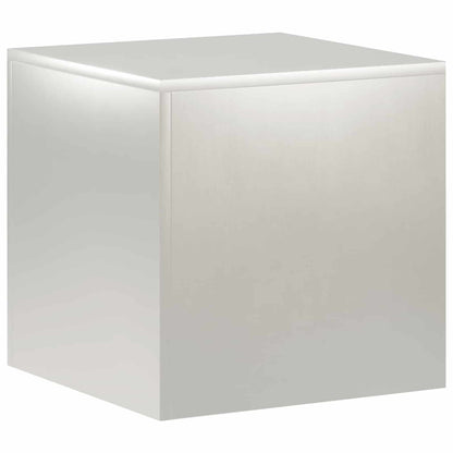 vidaXL Plant Stand Silver 40 x 40 x 40 cm Steel
