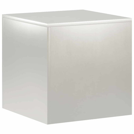 vidaXL Plant Stand Silver 40 x 40 x 40 cm Steel