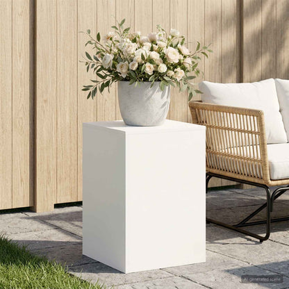 vidaXL Plant Stand White 40 x 40 x 60 cm Steel