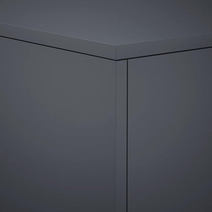 vidaXL Plant Stand Anthracite 40 x 40 x 60 cm Stainless Steel