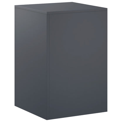 vidaXL Plant Stand Anthracite 40 x 40 x 60 cm Stainless Steel