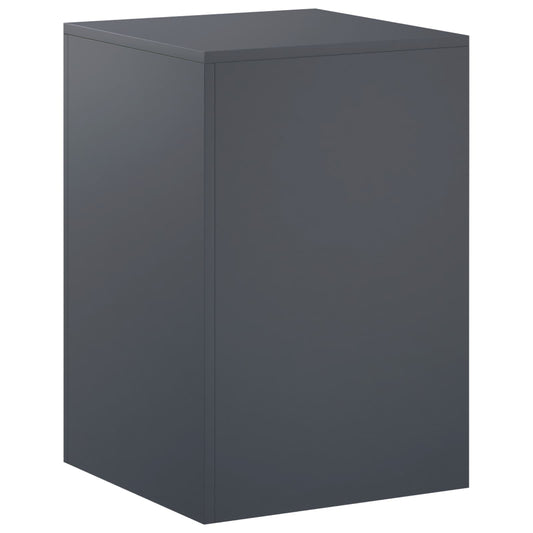 vidaXL Plant Stand Anthracite 40 x 40 x 60 cm Stainless Steel