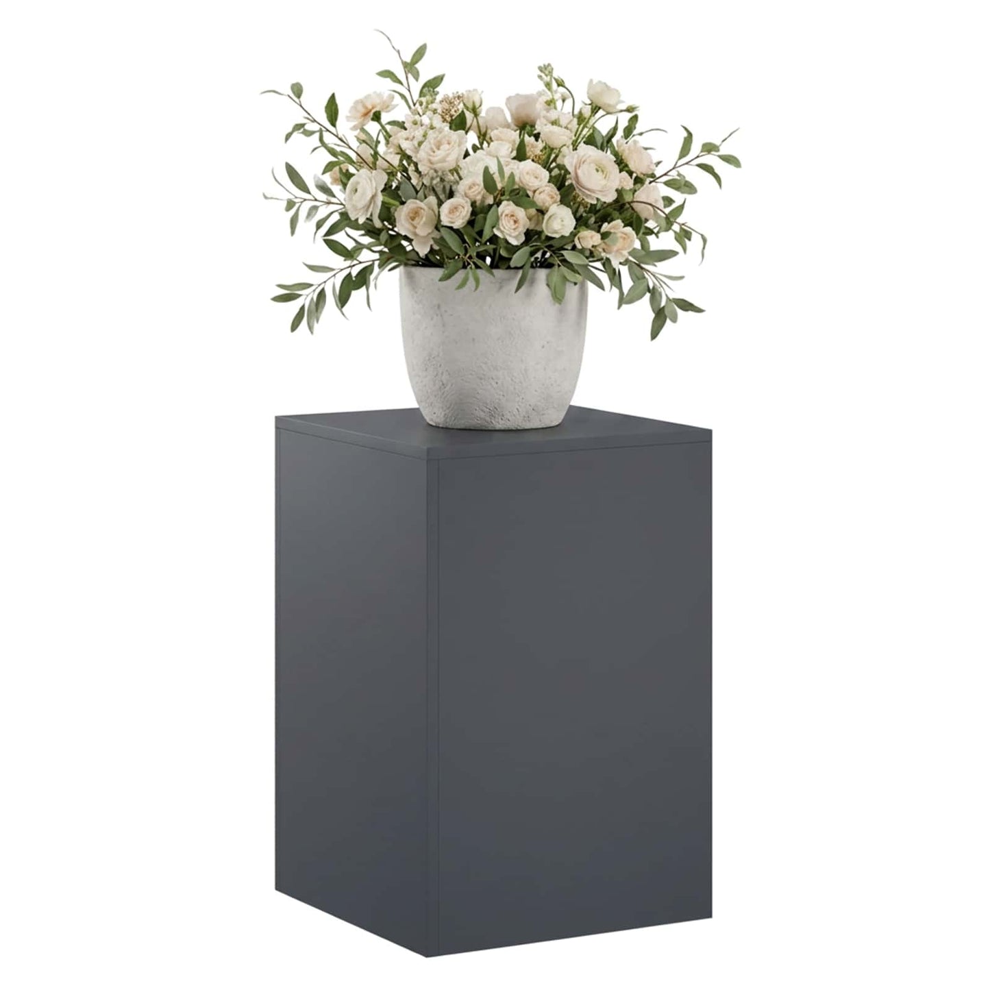 vidaXL Plant Stand Anthracite 40 x 40 x 60 cm Stainless Steel