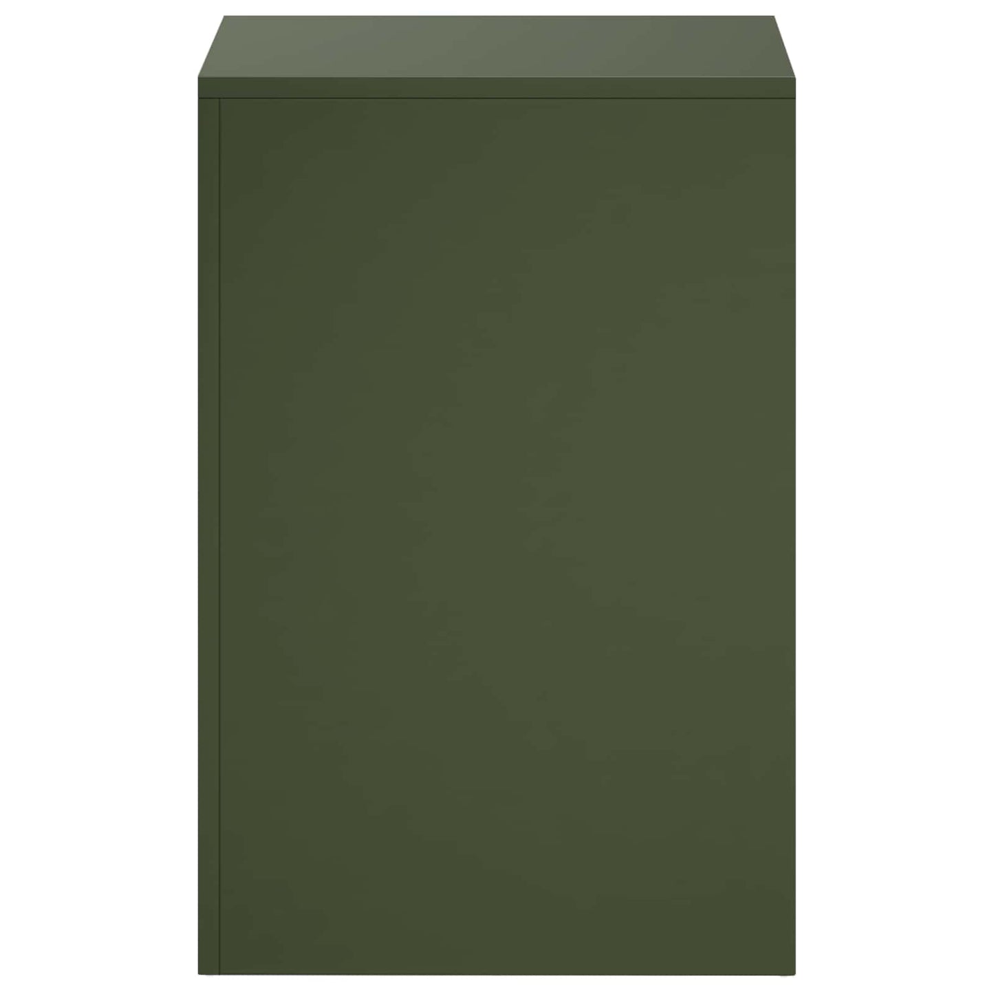 vidaXL Plant Stand Olive Green 40 x 40 x 60 cm Weathering Steel