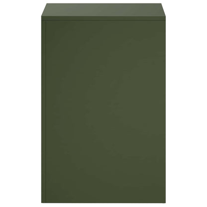 vidaXL Plant Stand Olive Green 40 x 40 x 60 cm Weathering Steel