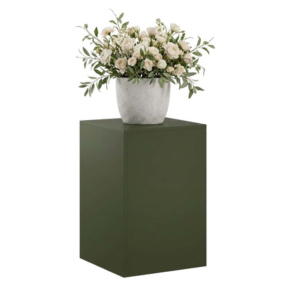 vidaXL Plant Stand Olive Green 40 x 40 x 60 cm Weathering Steel