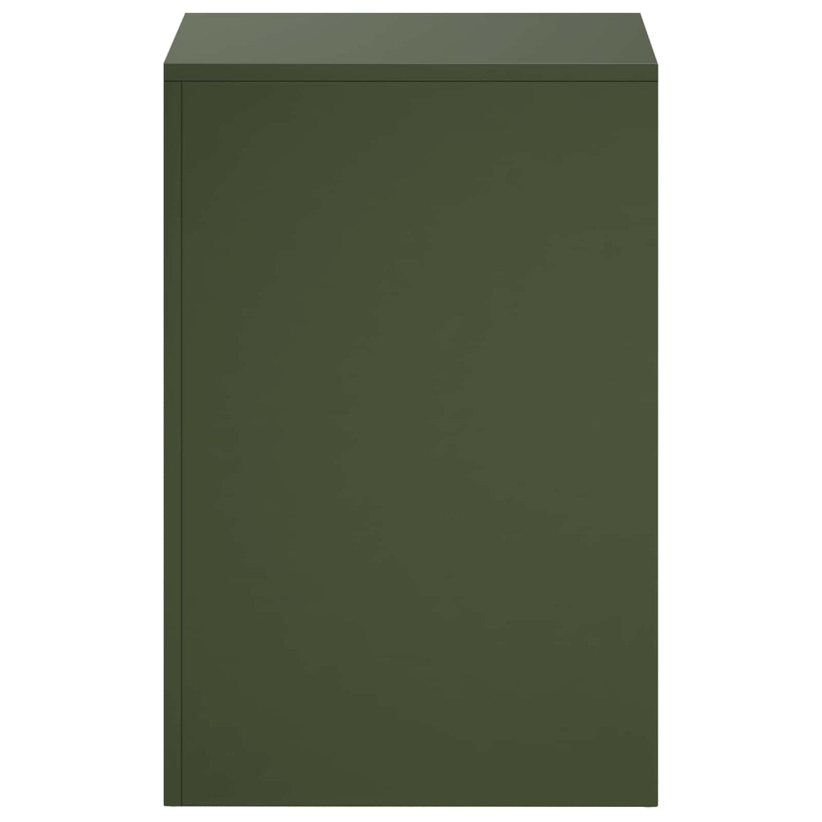 vidaXL Plant Stand 2 pcs Olive Green 40 x 40 x 60 cm Steel