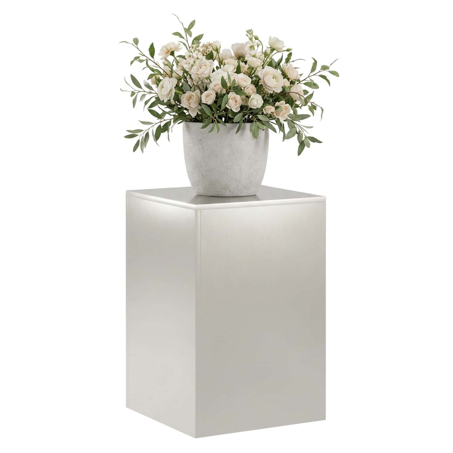 vidaXL Plant Stand Silver 40 x 40 x 60 cm Steel