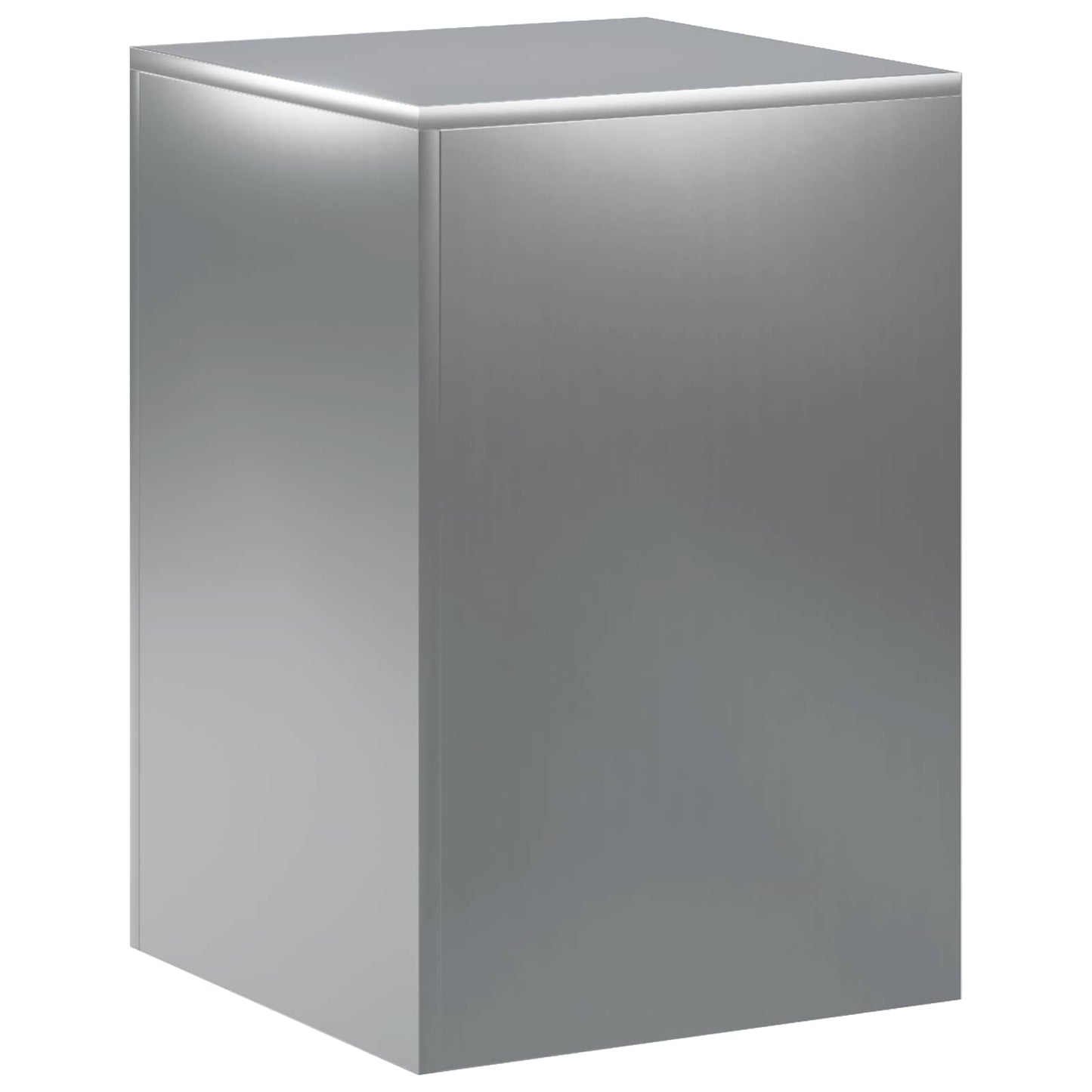 vidaXL Plant Stand Silver 40 x 40 x 60 cm Steel