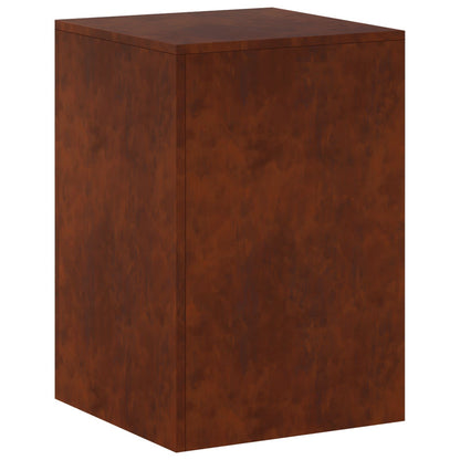 vidaXL Plant Stand Rusty 40 x 40 x 60 cm Weathering Steel
