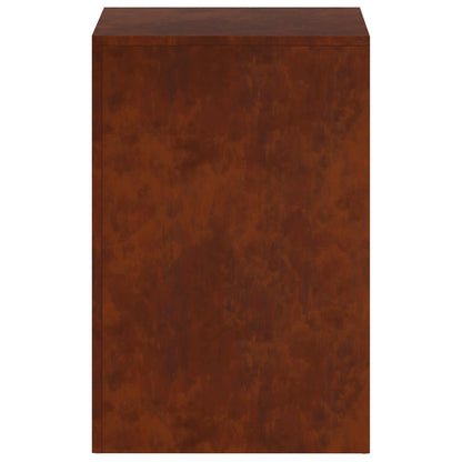 vidaXL Plant Stand Rusty 40 x 40 x 60 cm Weathering Steel