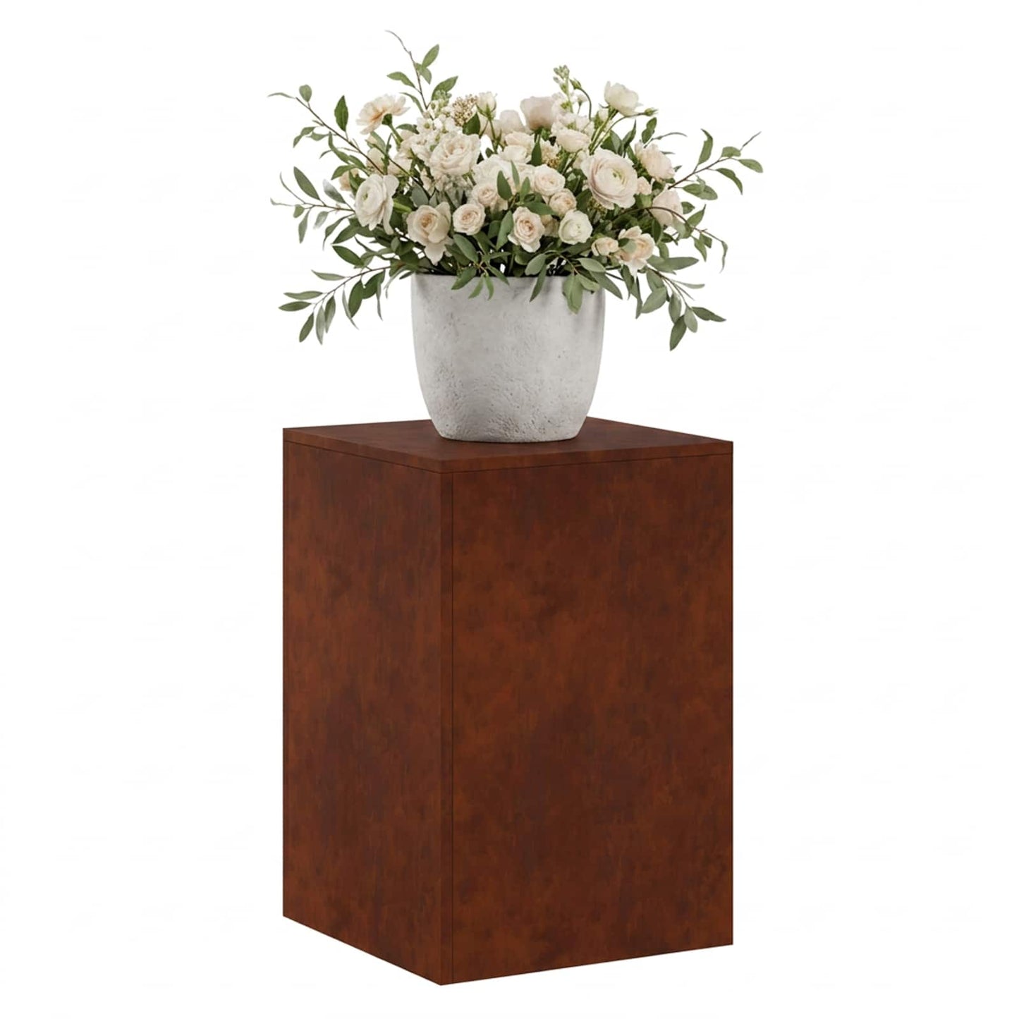 vidaXL Plant Stand Rusty 40 x 40 x 60 cm Weathering Steel