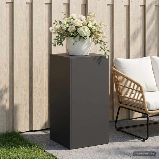 vidaXL Plant Stand Black 40 x 40 x 80 cm Steel