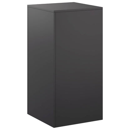 vidaXL Plant Stand Black 40 x 40 x 80 cm Steel