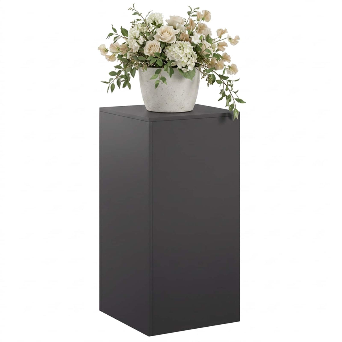 vidaXL Plant Stand Black 40 x 40 x 80 cm Steel