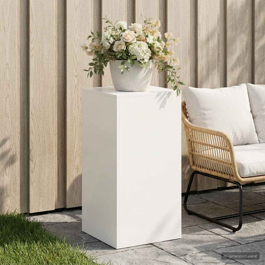 vidaXL Plant Stand White 40 x 40 x 80 cm Steel