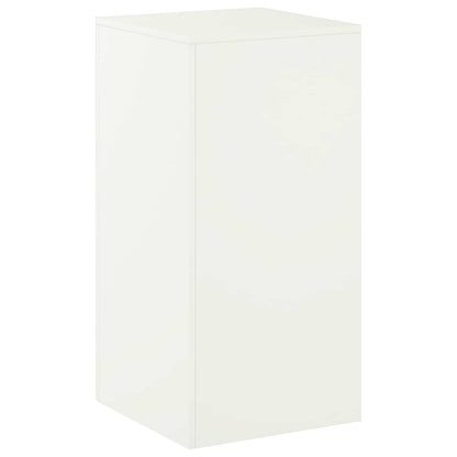 vidaXL Plant Stand White 40 x 40 x 80 cm Steel