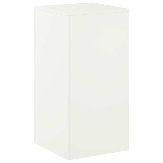 vidaXL Plant Stand White 40 x 40 x 80 cm Steel