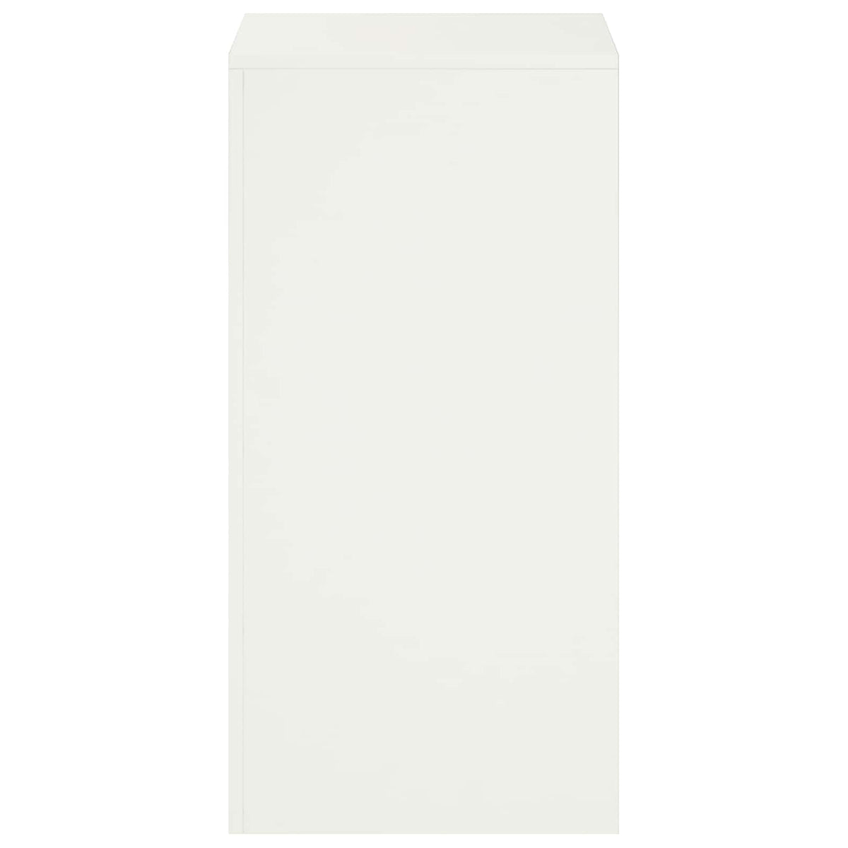 vidaXL Plant Stand 2 pcs White 40 x 40 x 80 cm Steel