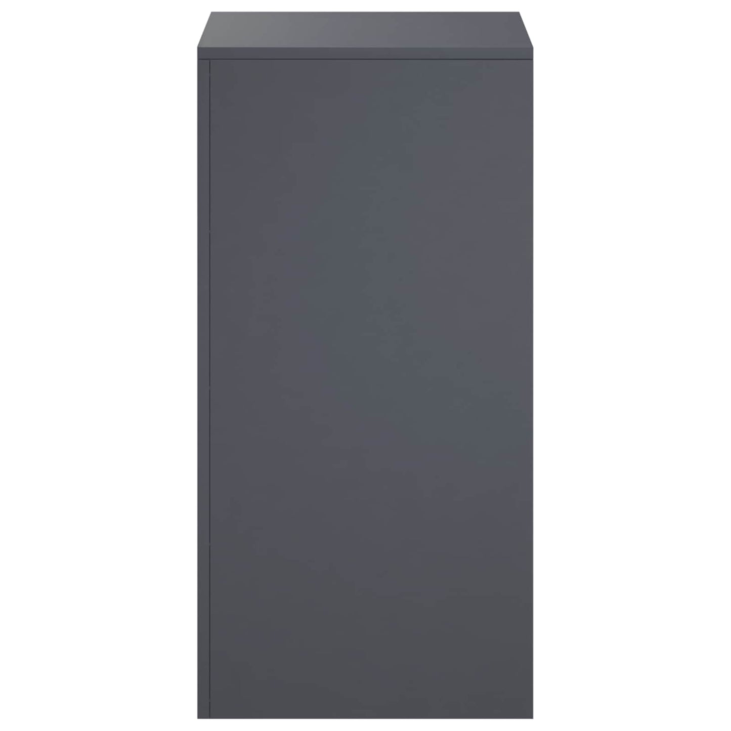 vidaXL Plant Stand 2 pcs Anthracite 40 x 40 x 80 cm Galvanised Steel