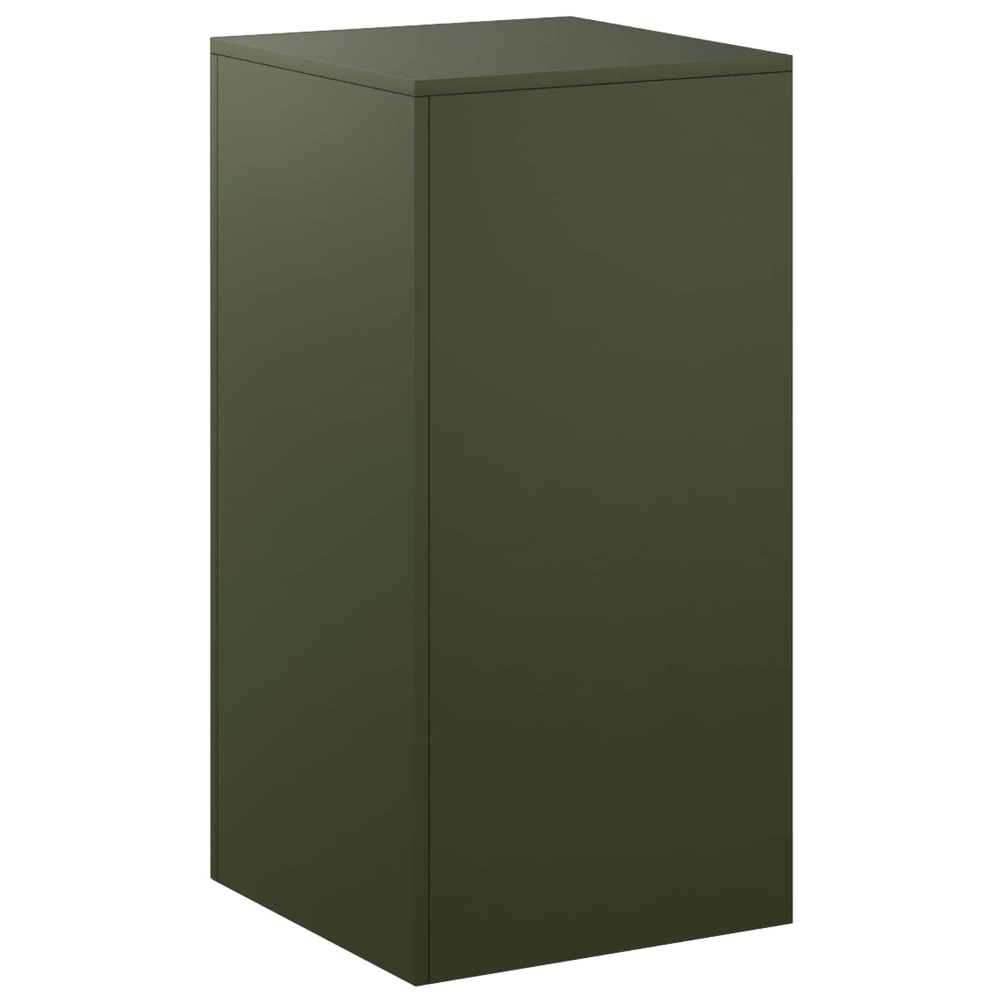 vidaXL Plant Stand Olive Green 40 x 40 x 80 cm Weathering Steel
