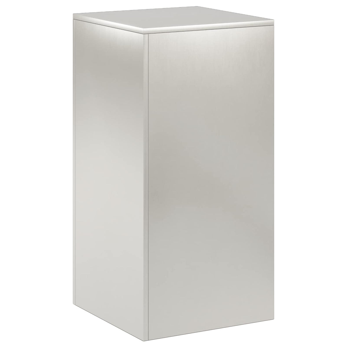 vidaXL Plant Stand Silver 40 x 40 x 80 cm Steel