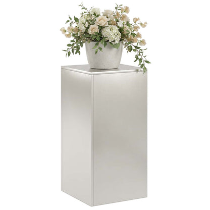 vidaXL Plant Stand Silver 40 x 40 x 80 cm Steel
