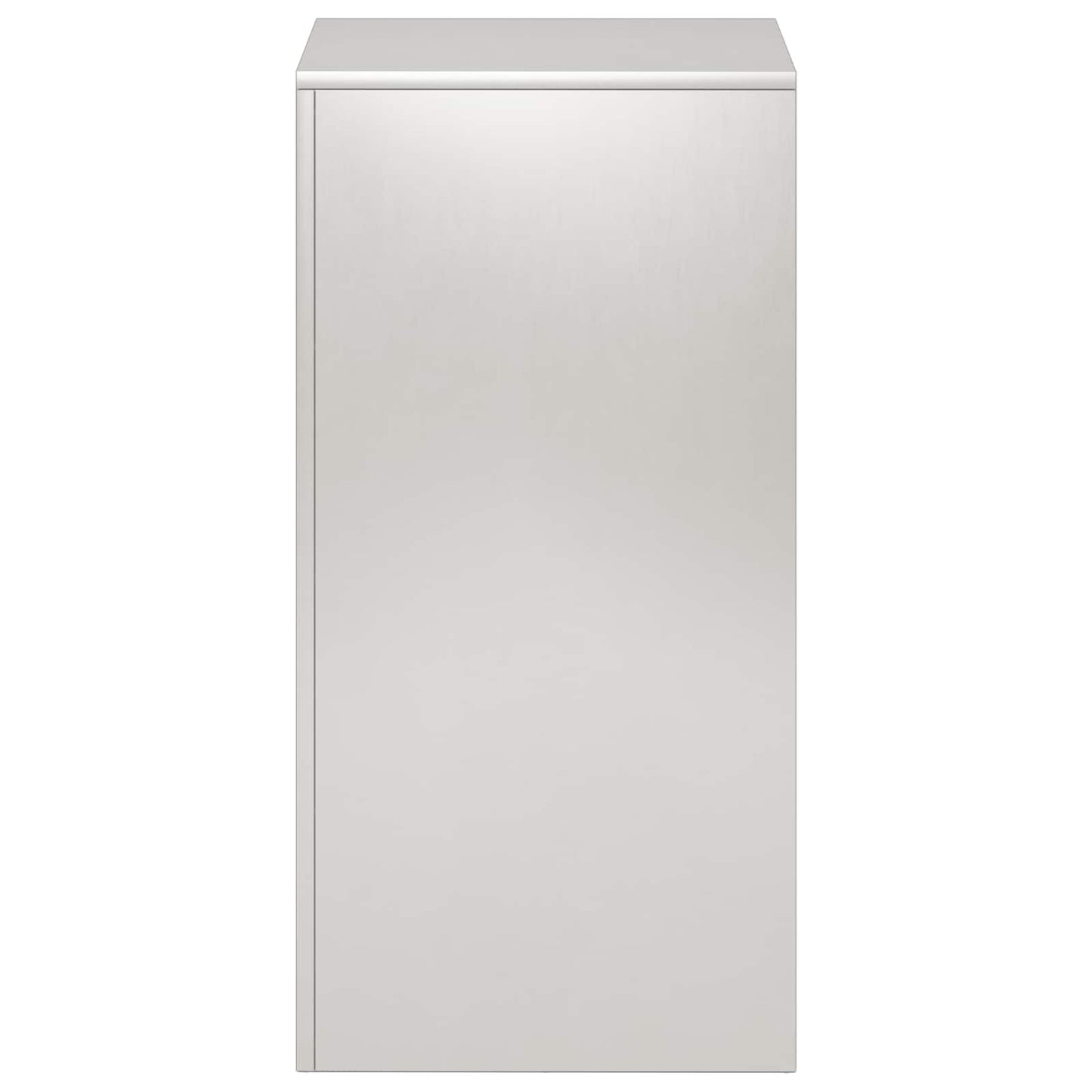 vidaXL Plant Stand 2 pcs Silver 40 x 40 x 80 cm Steel