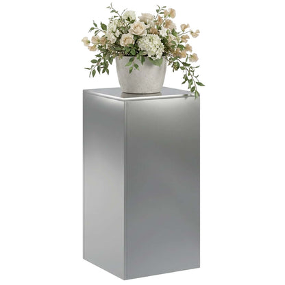 vidaXL Plant Stand Silver 40 x 40 x 80 cm Steel