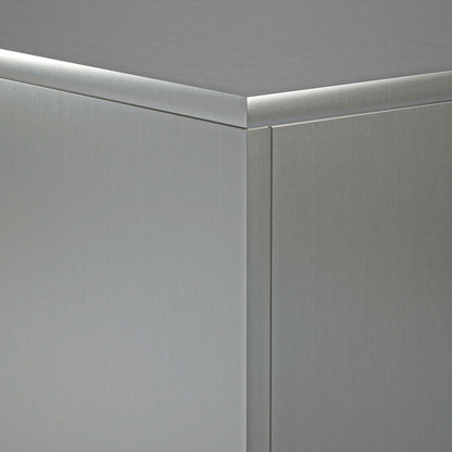 vidaXL Plant Stand 2 pcs Silver 40 x 40 x 80 cm Stainless Steel