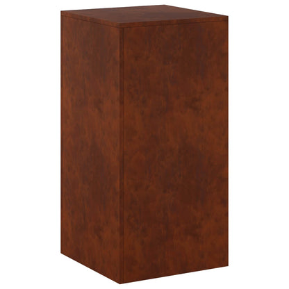 vidaXL Plant Stand Rusty 40 x 40 x 80 cm Weathering Steel
