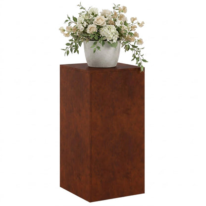 vidaXL Plant Stand Rusty 40 x 40 x 80 cm Weathering Steel