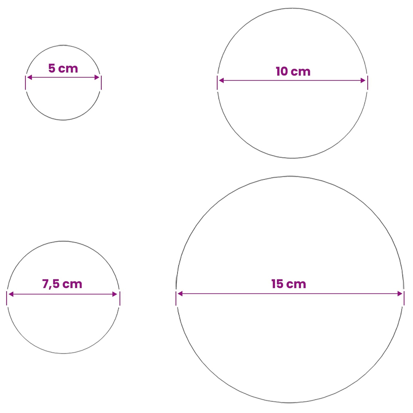 vidaXL Brushed Ball 6 pcs Ø 15 cm Silver Stainless Steel 201
