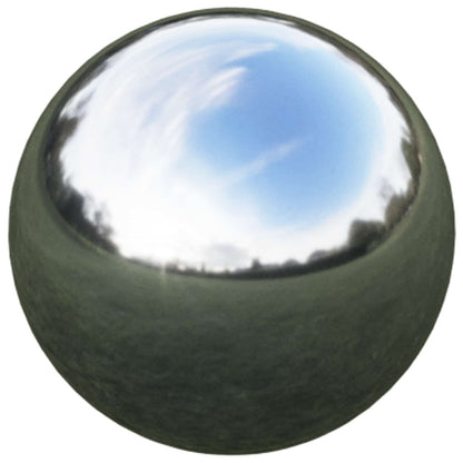 vidaXL Mirror Ball 4 pcs Ø 10.5 cm Silver Stainless Steel 201