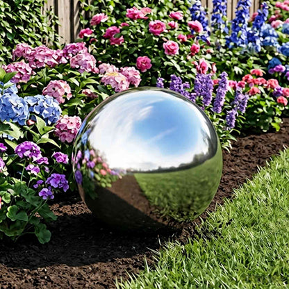 vidaXL Mirror Ball Ø 47 cm Silver Stainless Steel 201