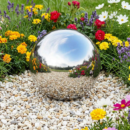 vidaXL Mirror Ball Ø 47 cm Silver Stainless Steel 201